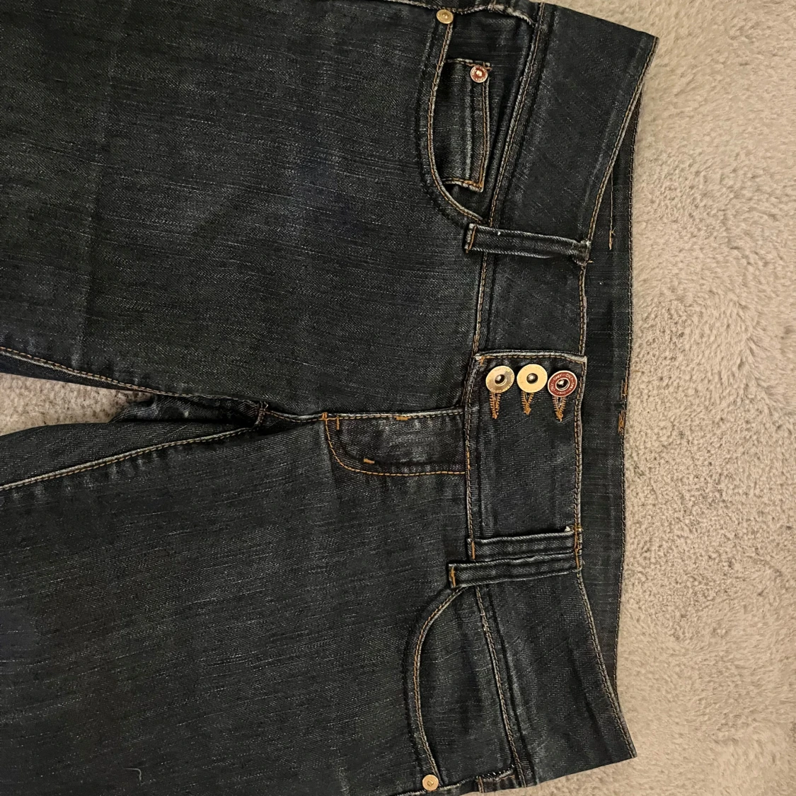 Lowwaist jeans med bootcut - 91