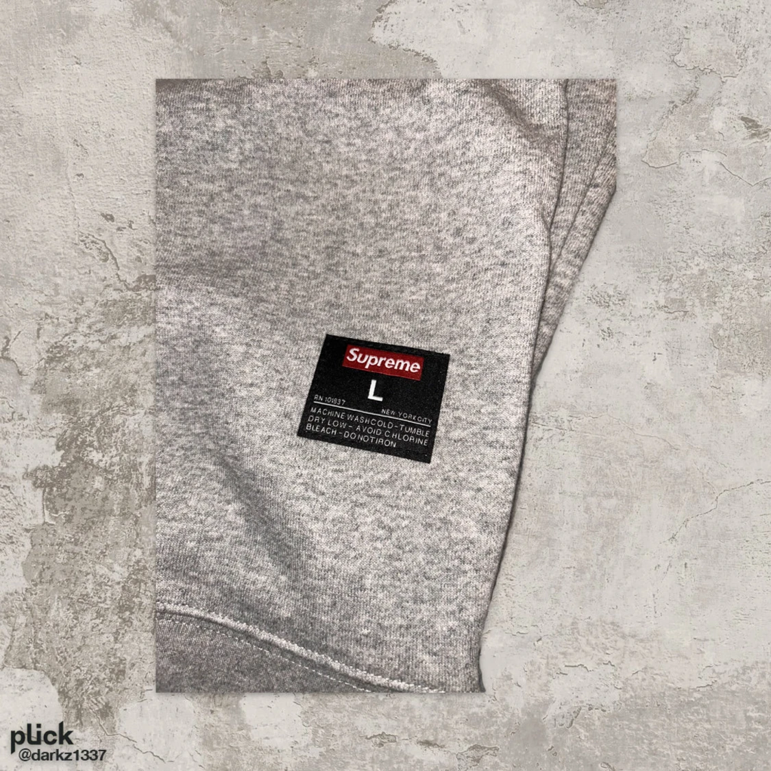 Supreme Kanji Crewneck Heather Grey - 92