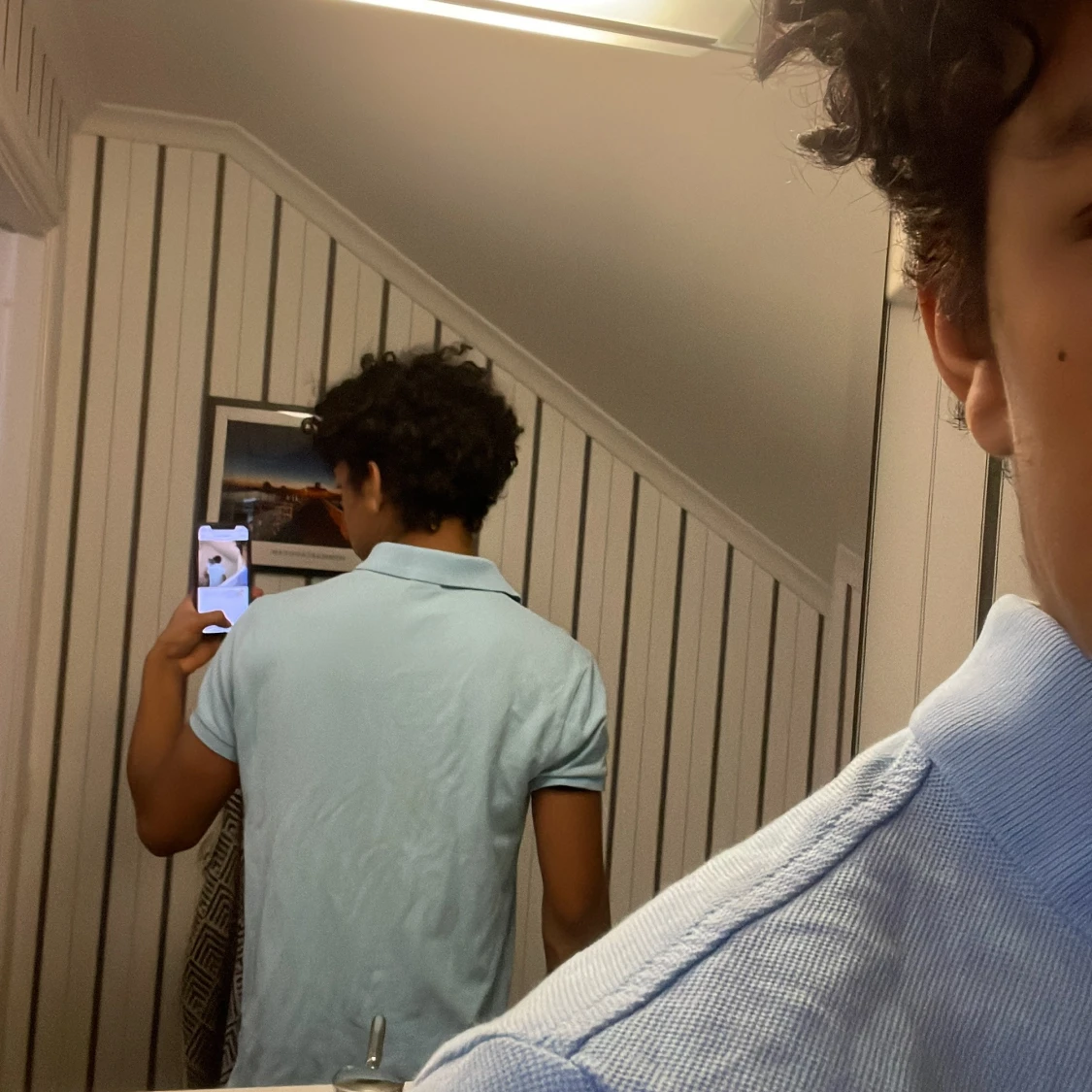 Ljusblå pikétröja från Ralph Lauren - 1