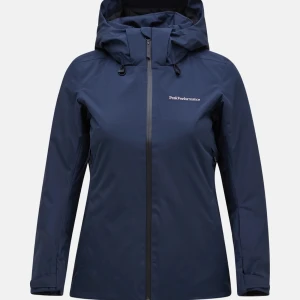 Mörkblå skidjacka  -  Mörkblå skidjacka från Peak Performance. Väldigt bra skick och endast använd en säsong. Ny skick 