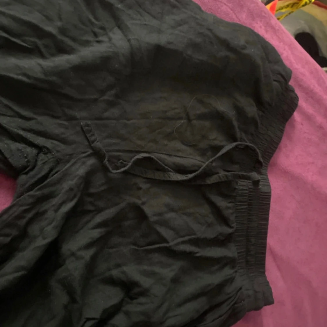 Svarta linnebyxor  - 1