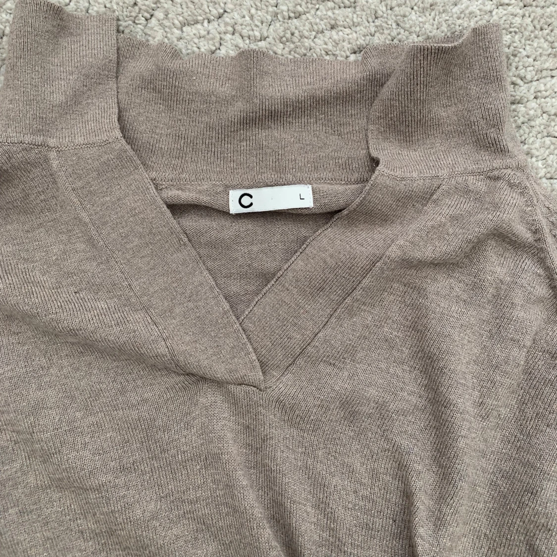 Beige tröja med krage - från Cubus - 2