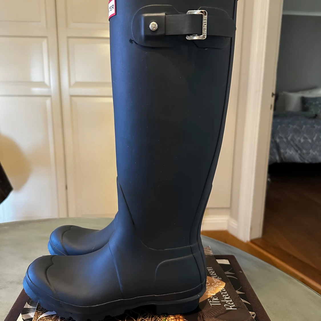 Blå stövlar från Hunter - 2