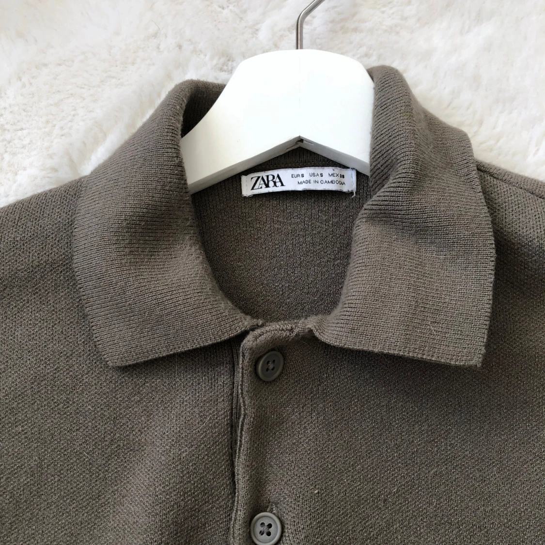 Brun pikétröja från Zara - 1