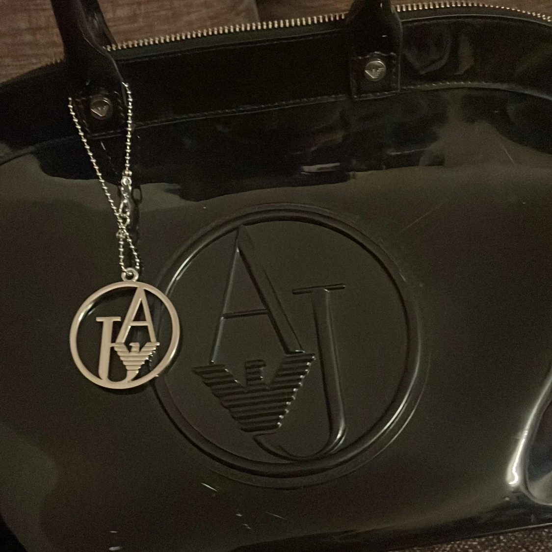 Svart handväska från Armani Jeans