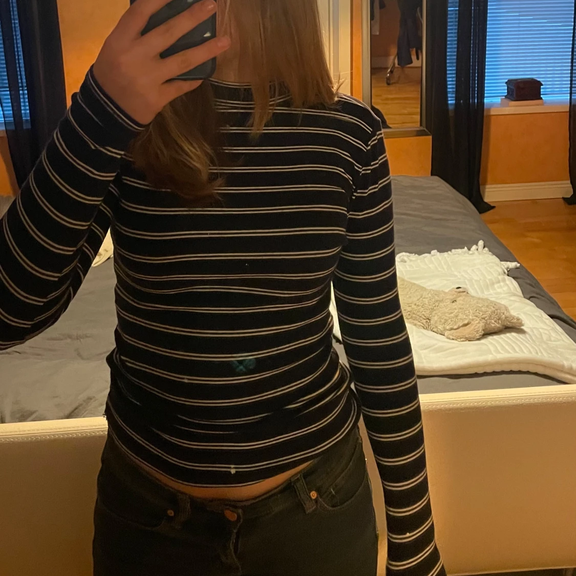 Randig långärmad topp från Forever 21