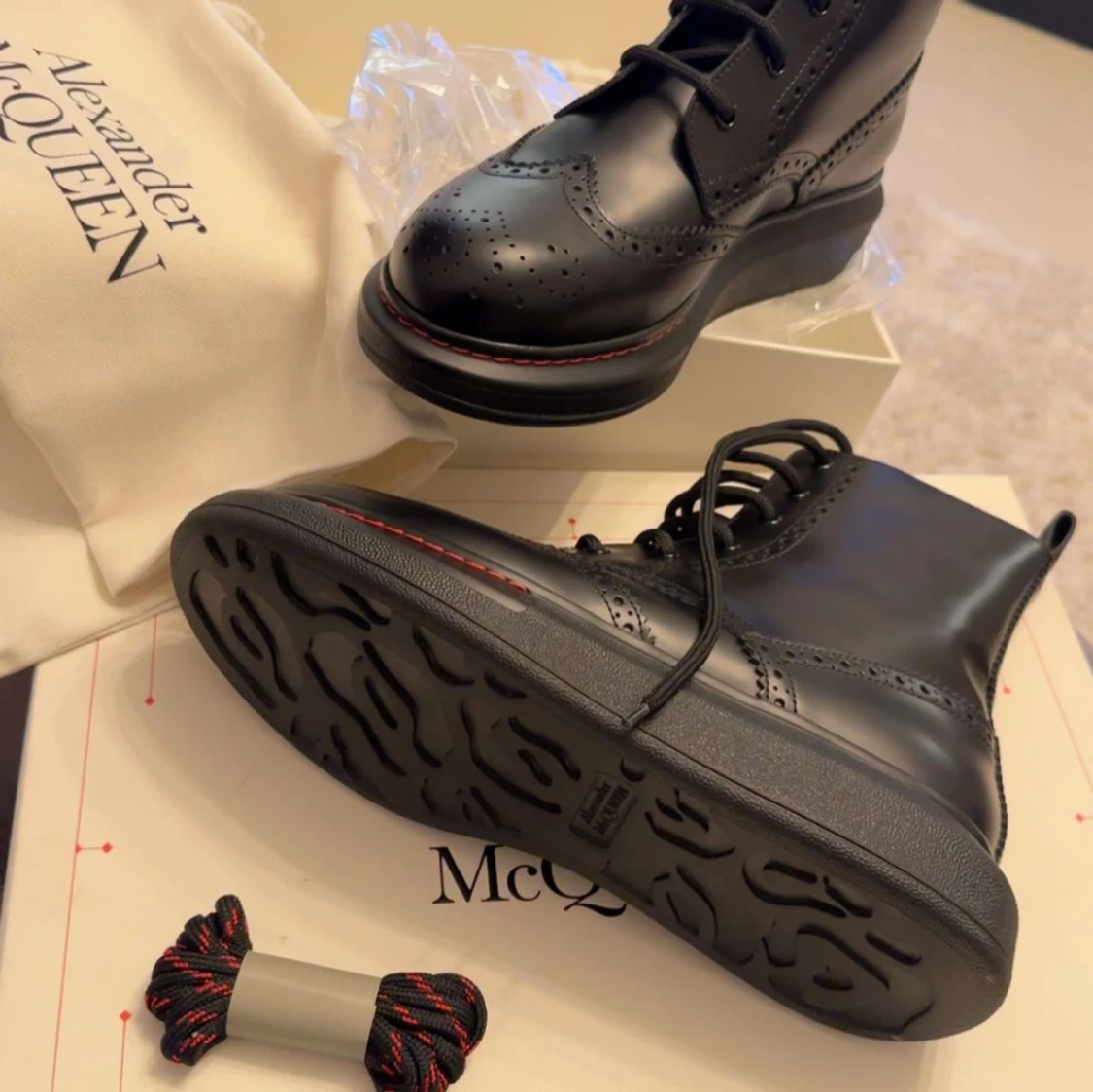 Svarta boots från Alexander McQueen - 91