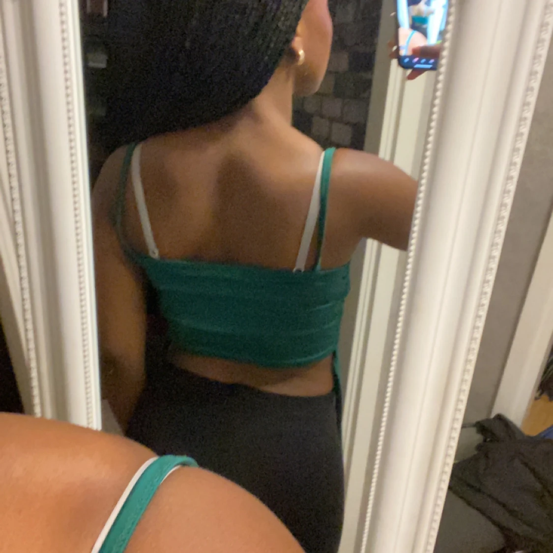 Grön drawstring top. - 91