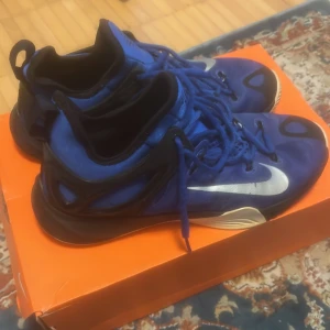 Basketskor - Nike basketskor i storlek 42.5. Bra skick. Färg blå. 