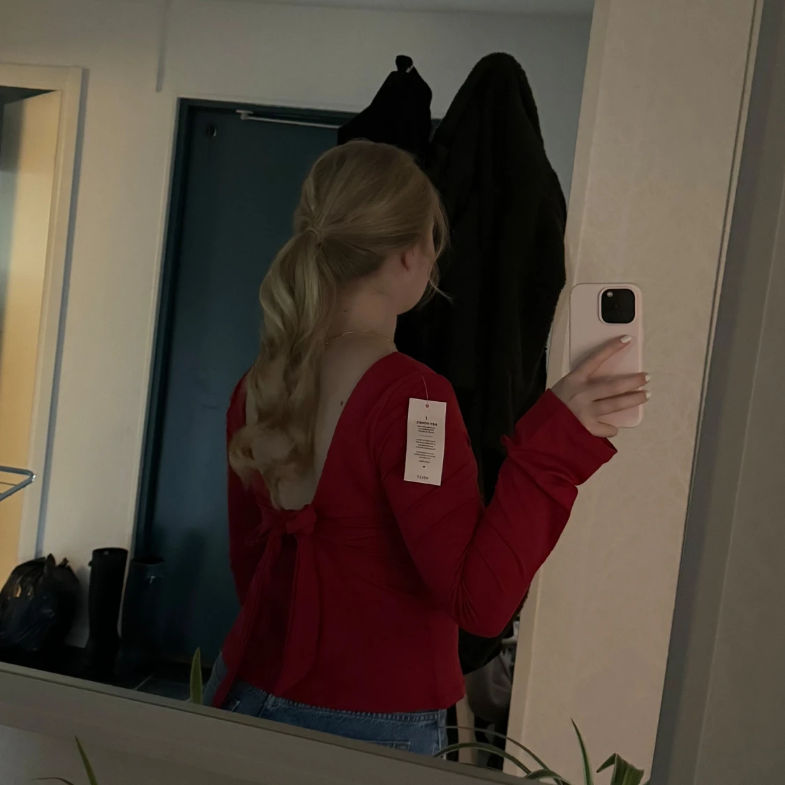 Tie back LS top - 92