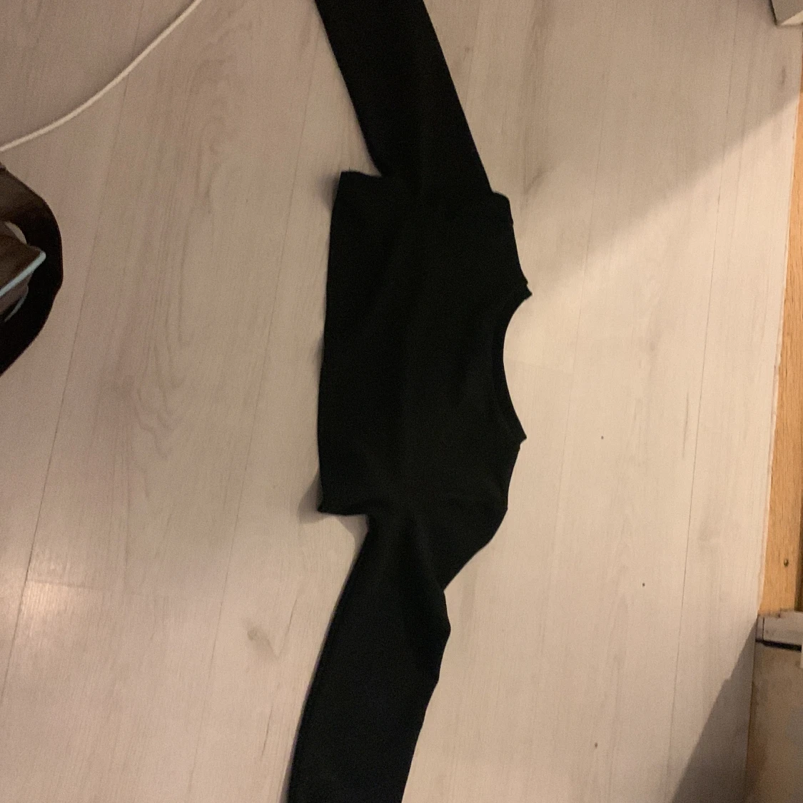 Svart långärmad tröja - 90