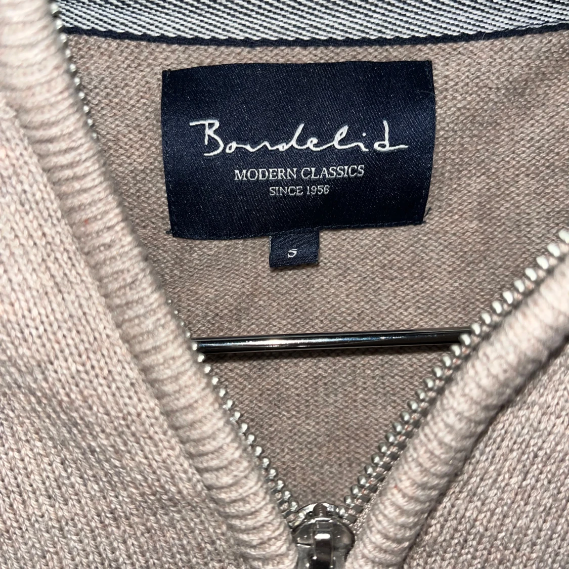 Beige zip up från Bondelid - 91