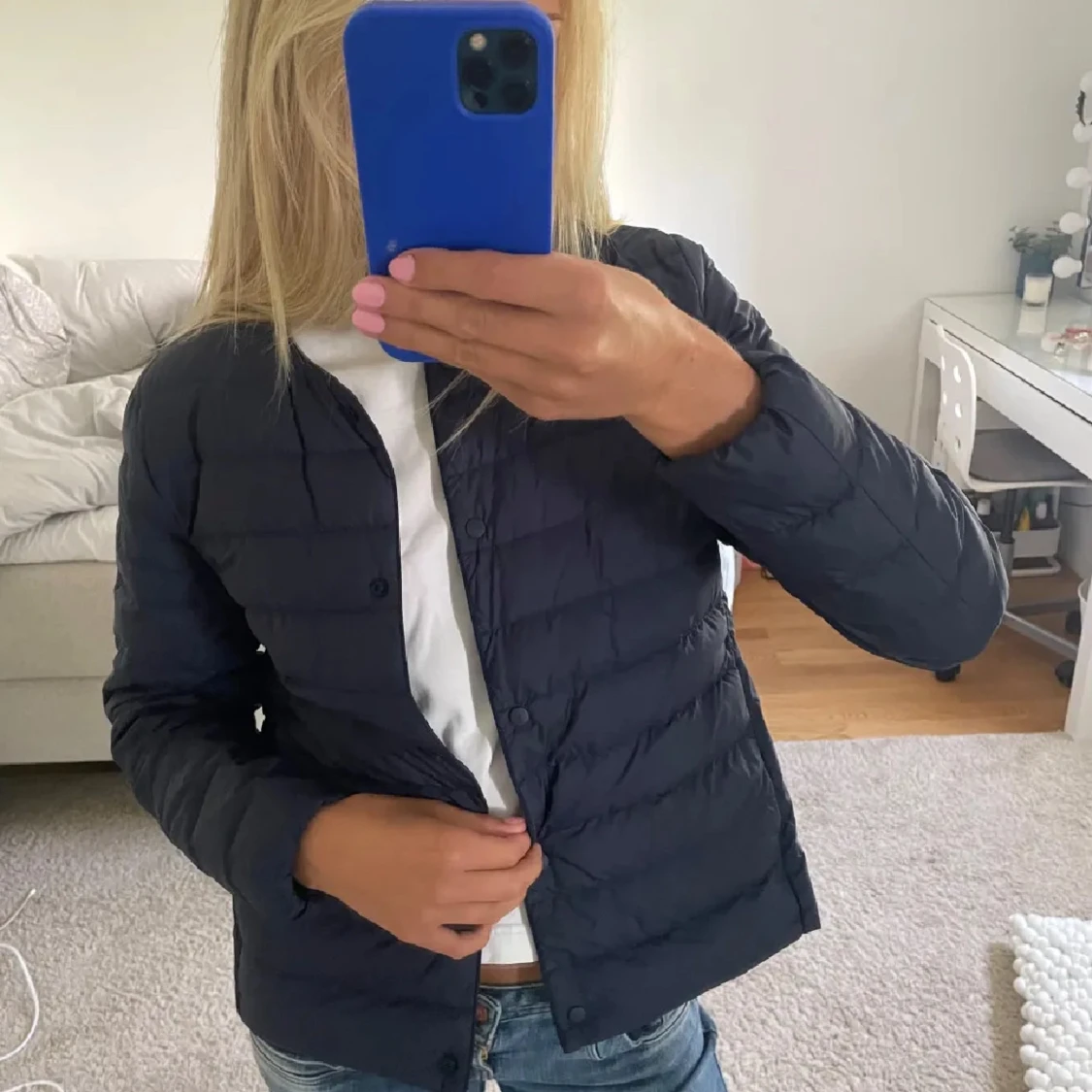 Blå jacka 💕🫶🏻