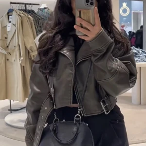 Zara biker jacka - Helt ny, oanvänd Oversized Första bilden är lånad