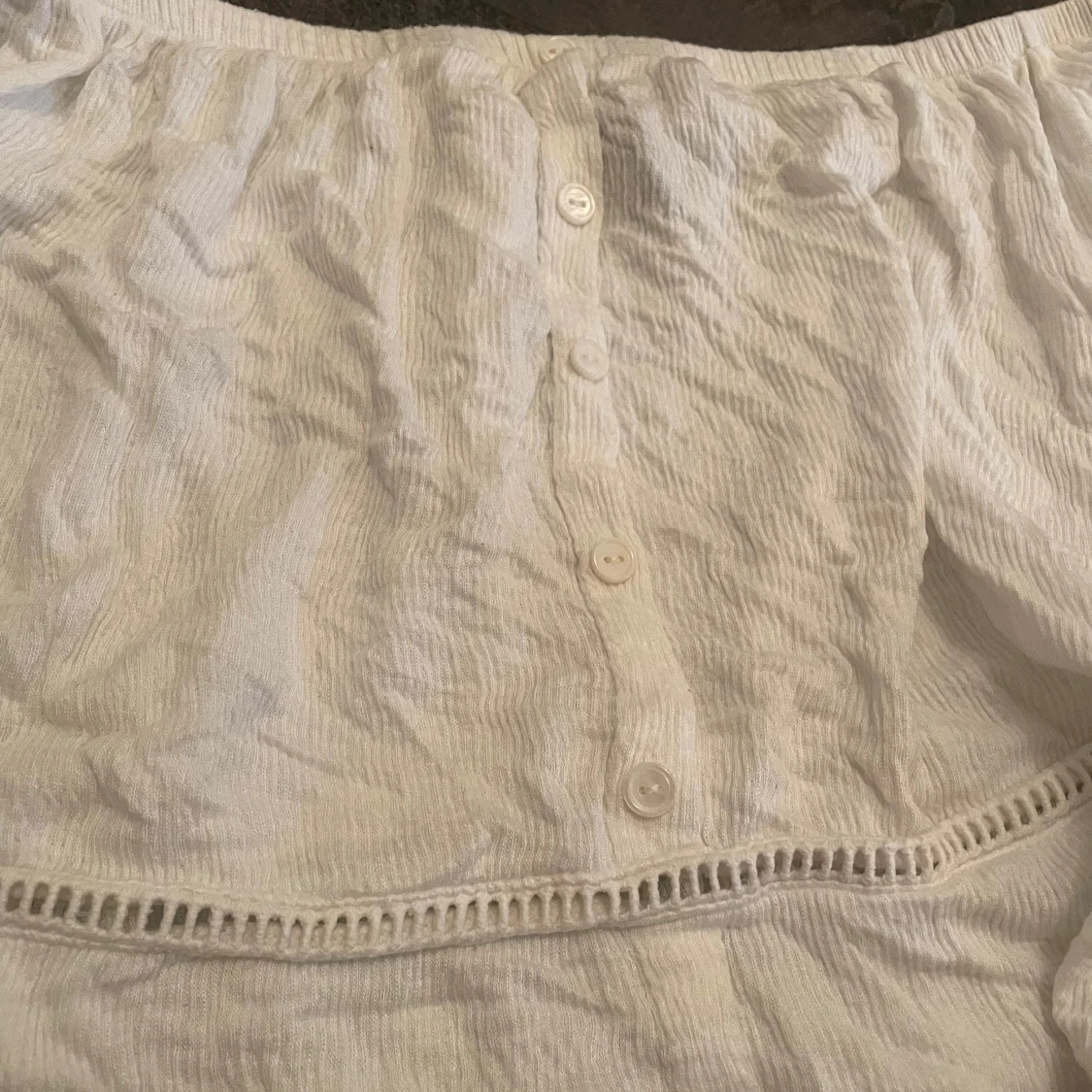 Vit offshoulder blus - 90