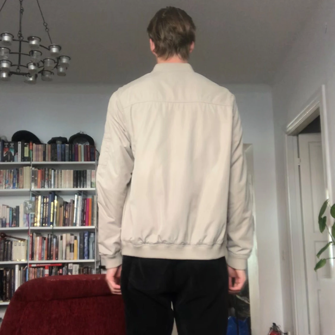 Beige Bomberjacka, XL - 91