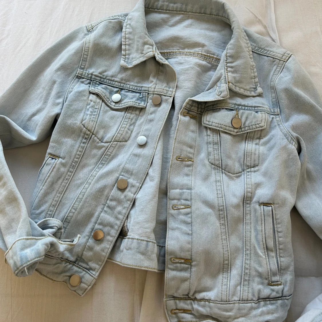 Blå jeansjacka XS - 90