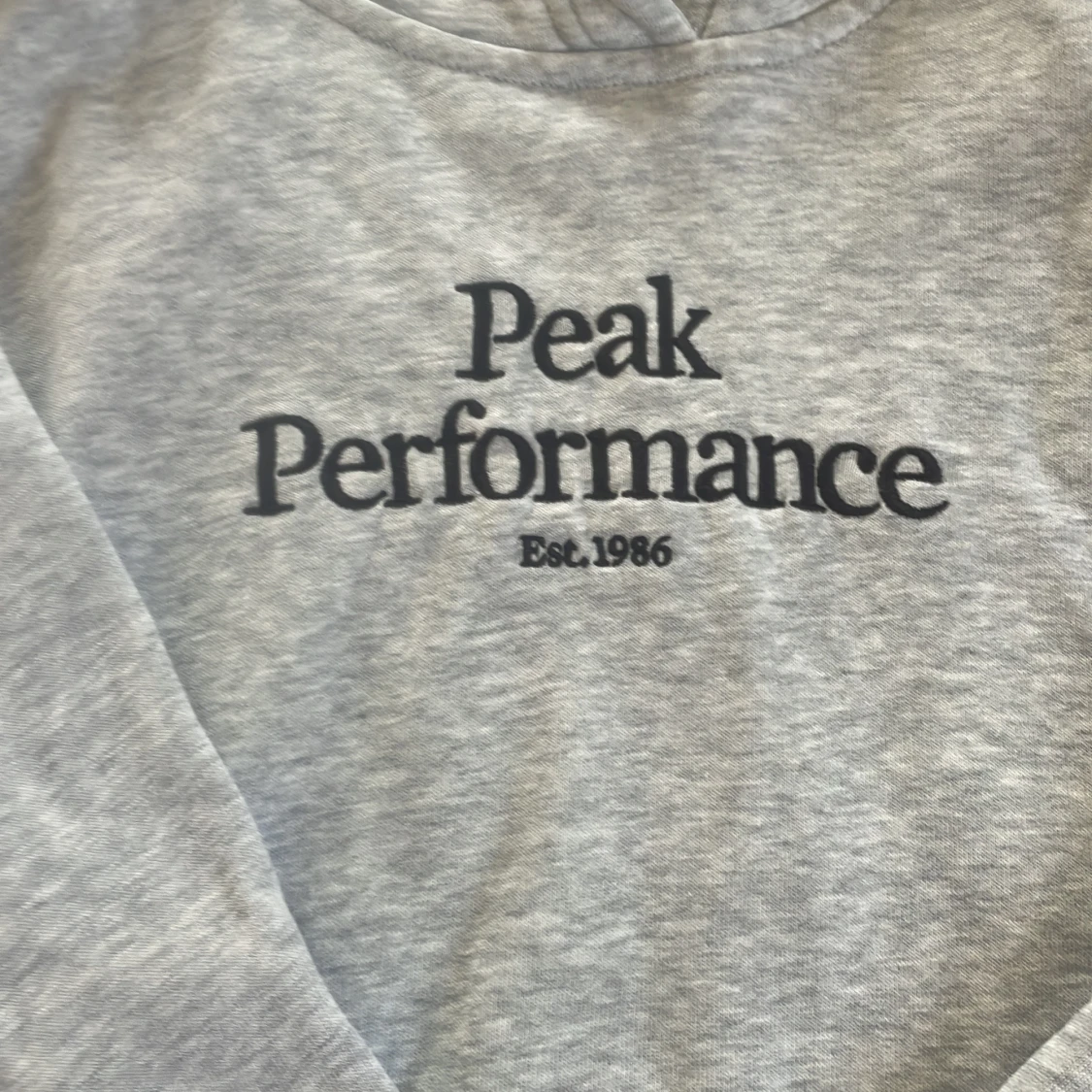 Grå hoodie från Peak Performance - 90