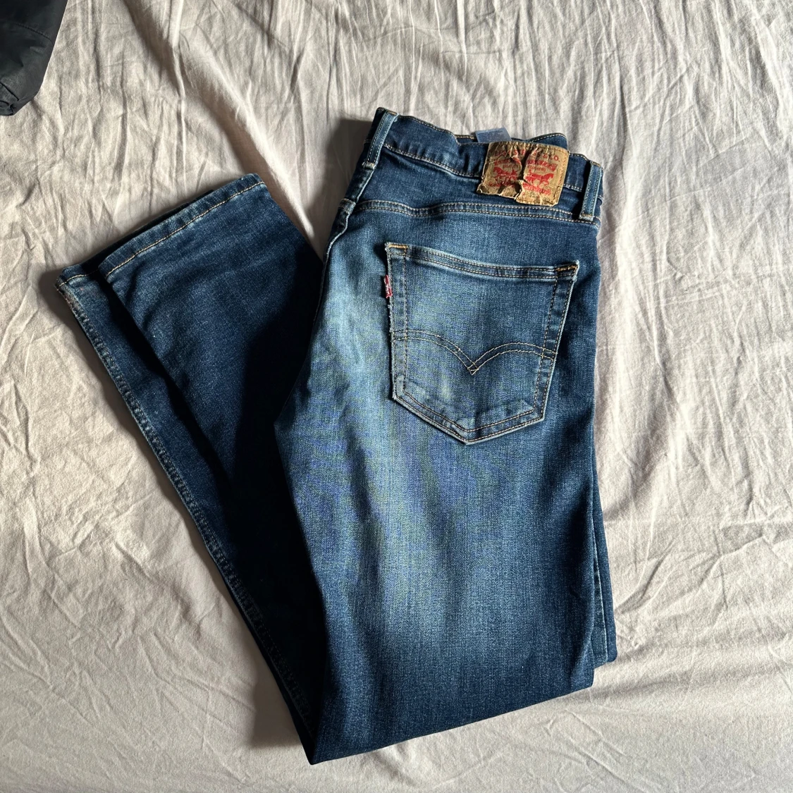 Levis jeans i blå denim