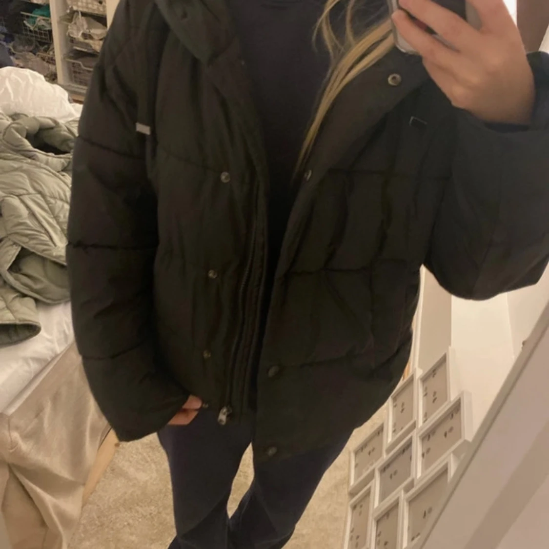 Superfin vinterjacka svart - 90