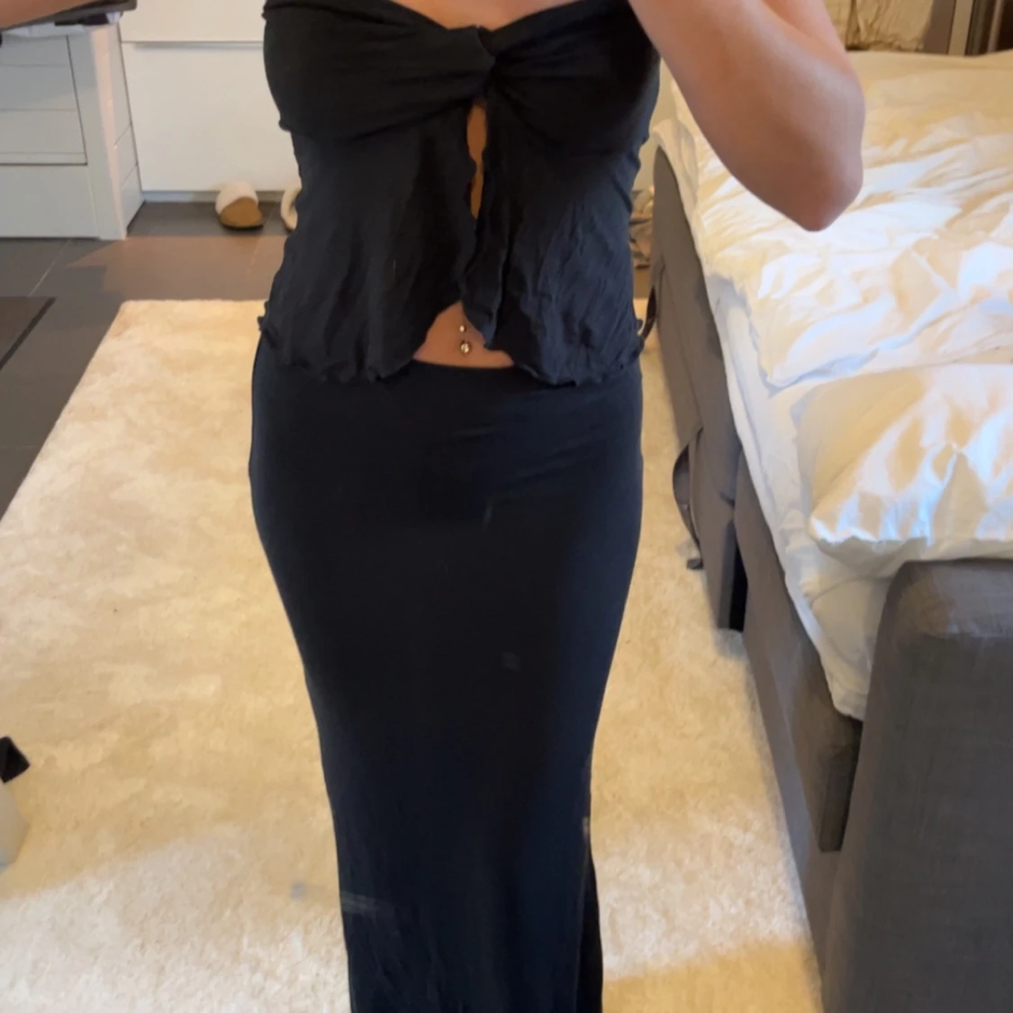 Set med kjol och topp