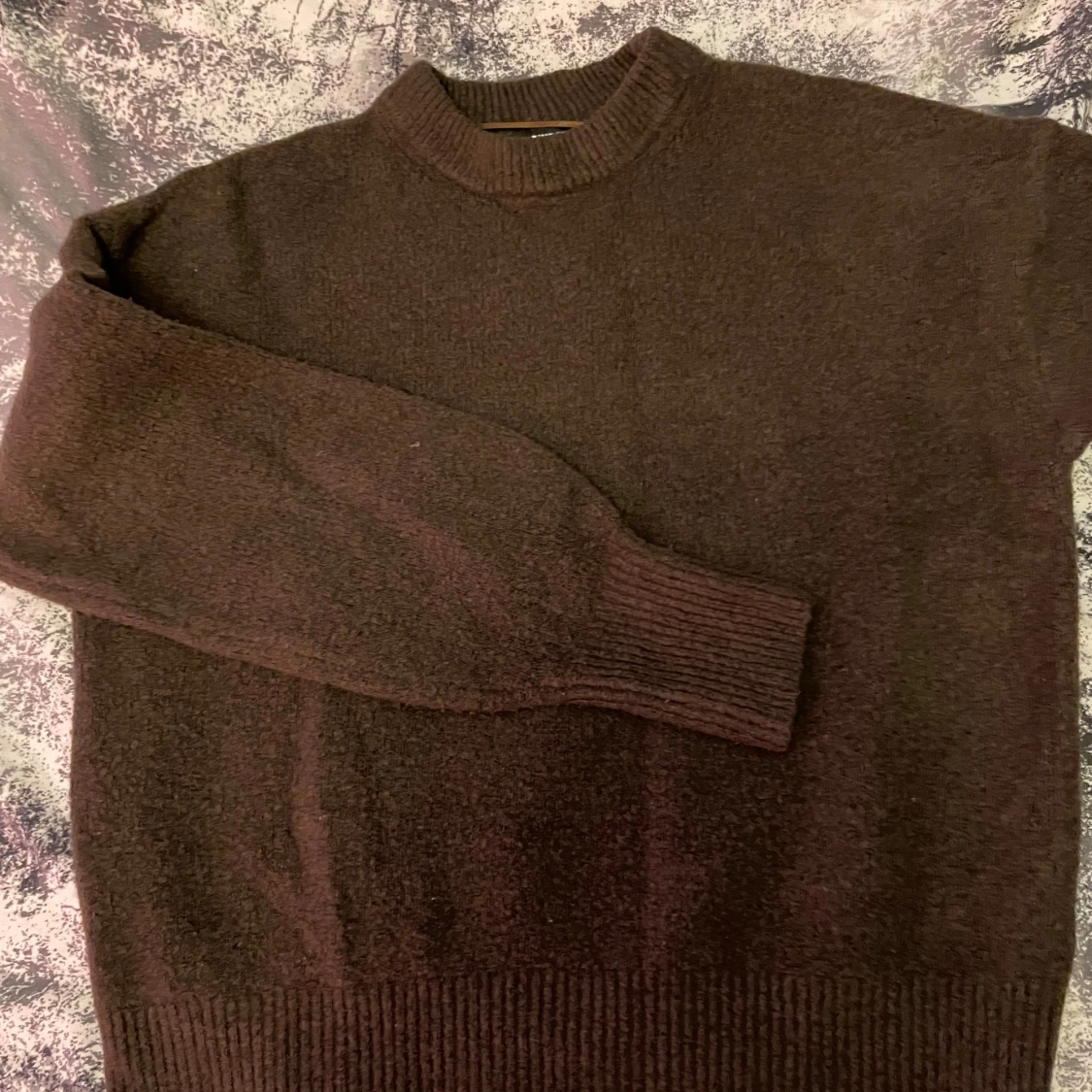 Stickad Brun Tröja  - 90