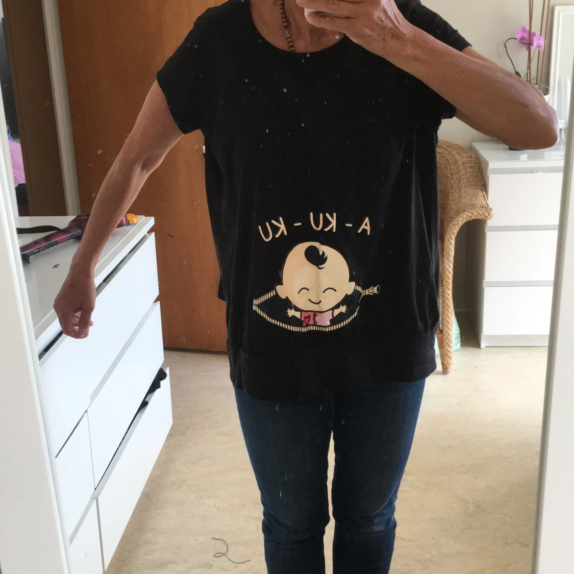 T-hirt med tryck på - 93