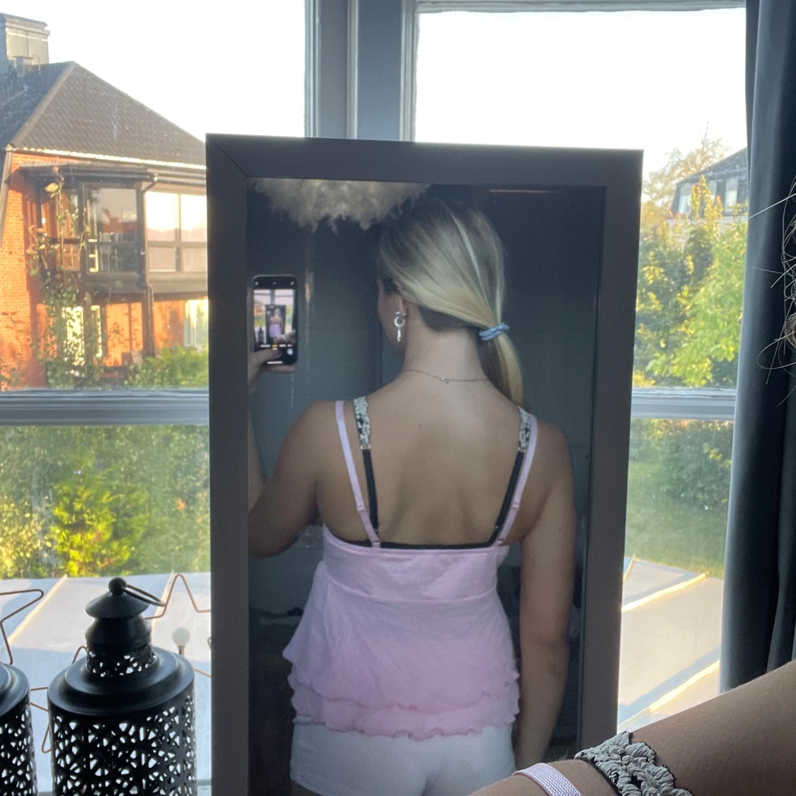 Rosa linne med en roset - 90