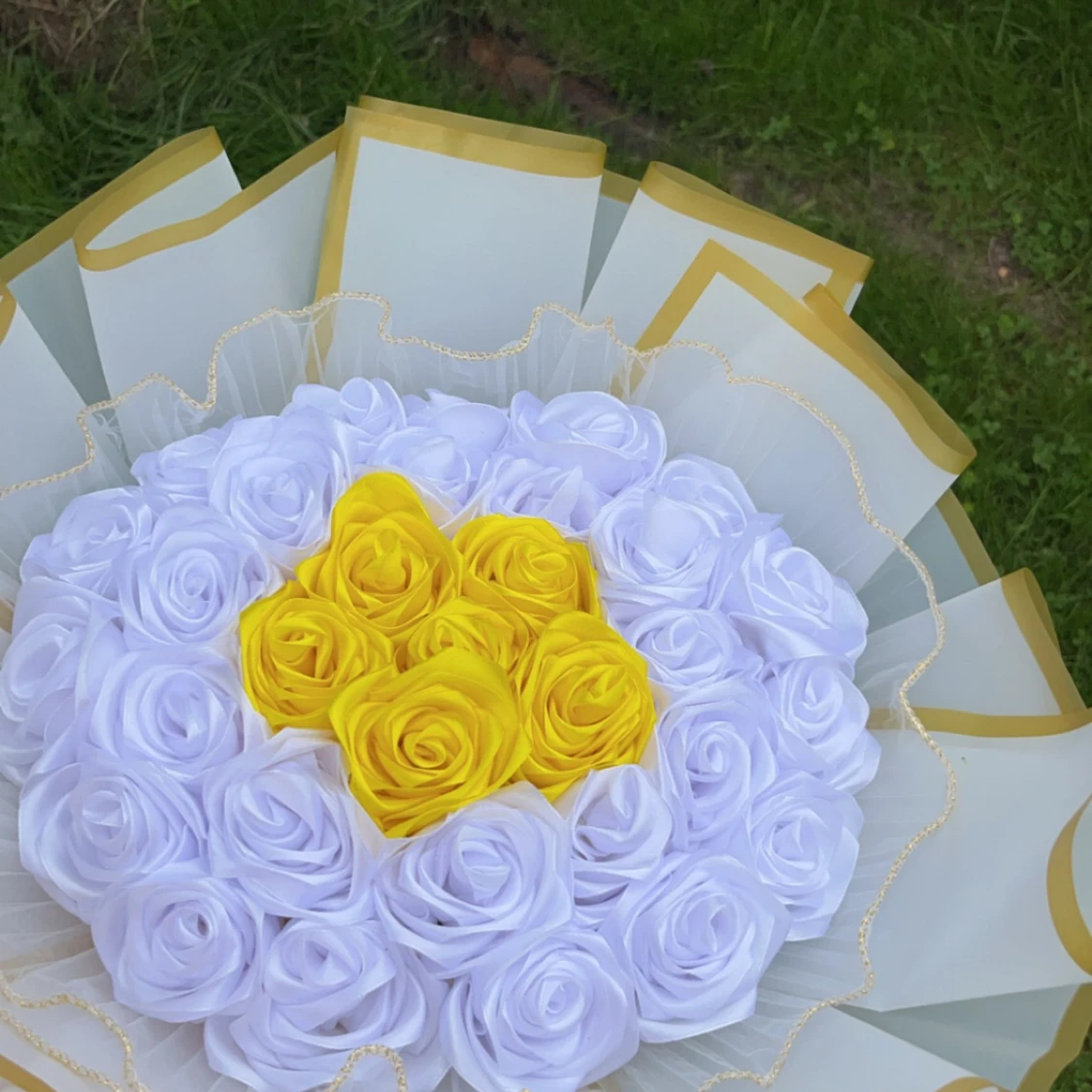 Jättevacker rosbukett  - 90