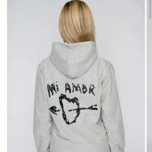 Säljer assnygga min ”mi amore” hoodie i grått. Använt ett fåtal gånger. Nypris 1177kr!