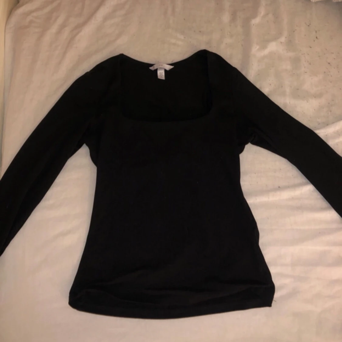 Svart långärmad topp - 90