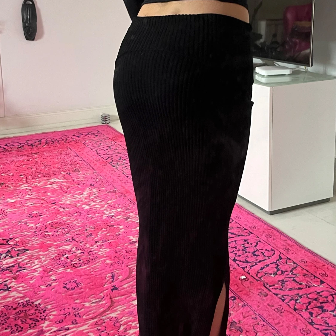 Stickad maxikjol Zara - 1