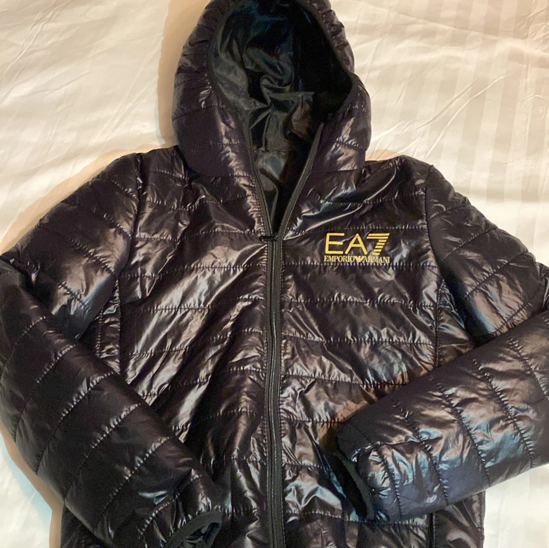 Svart quiltad jacka från EA7 - 1