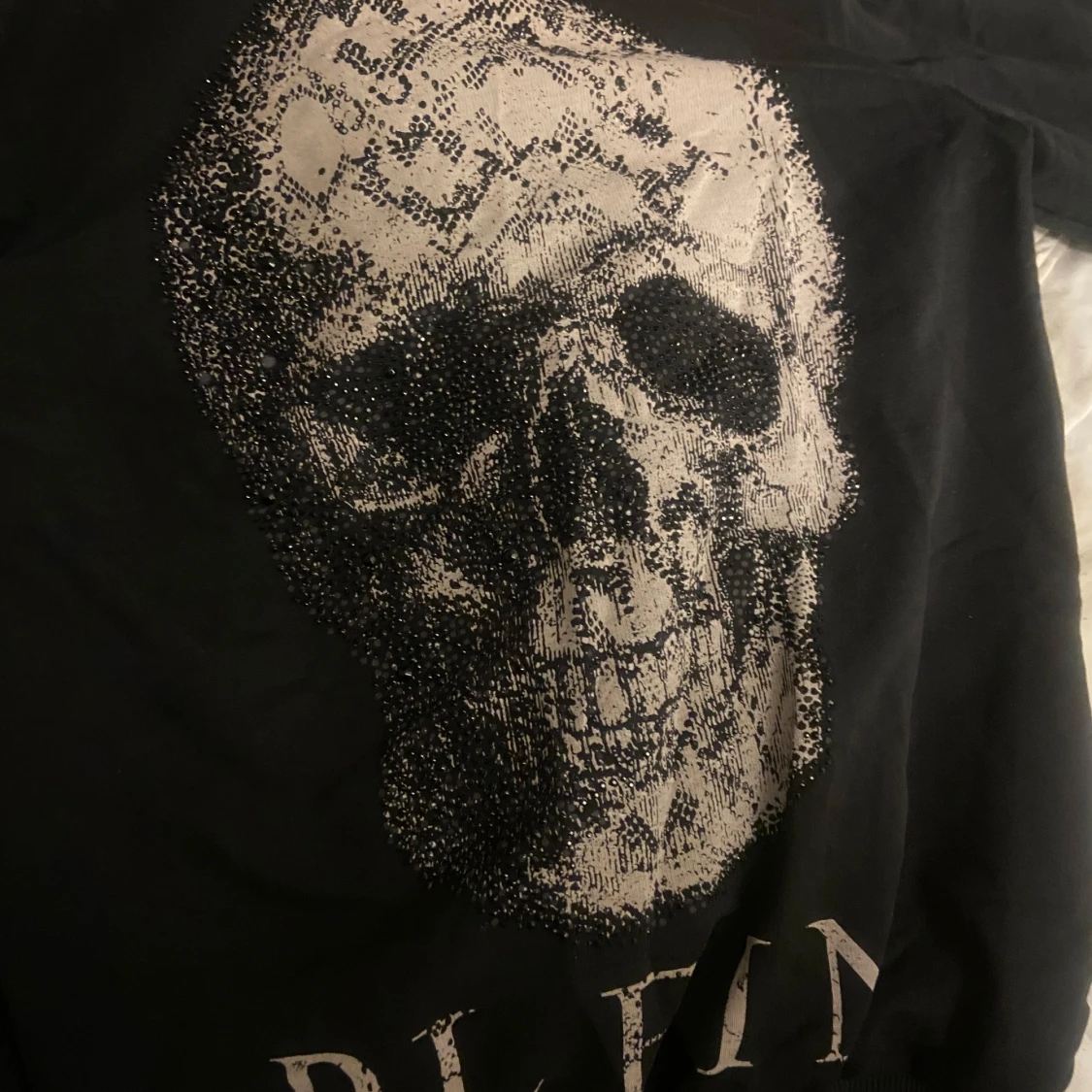 Svart tröja med dödskalle från Philipp Plein