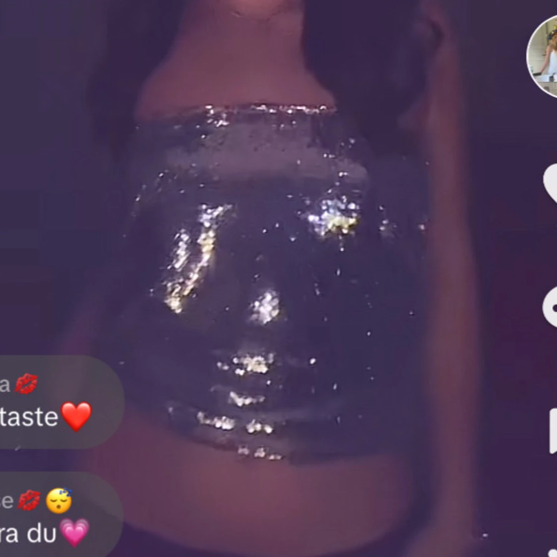 Silver paljettkjol - 2