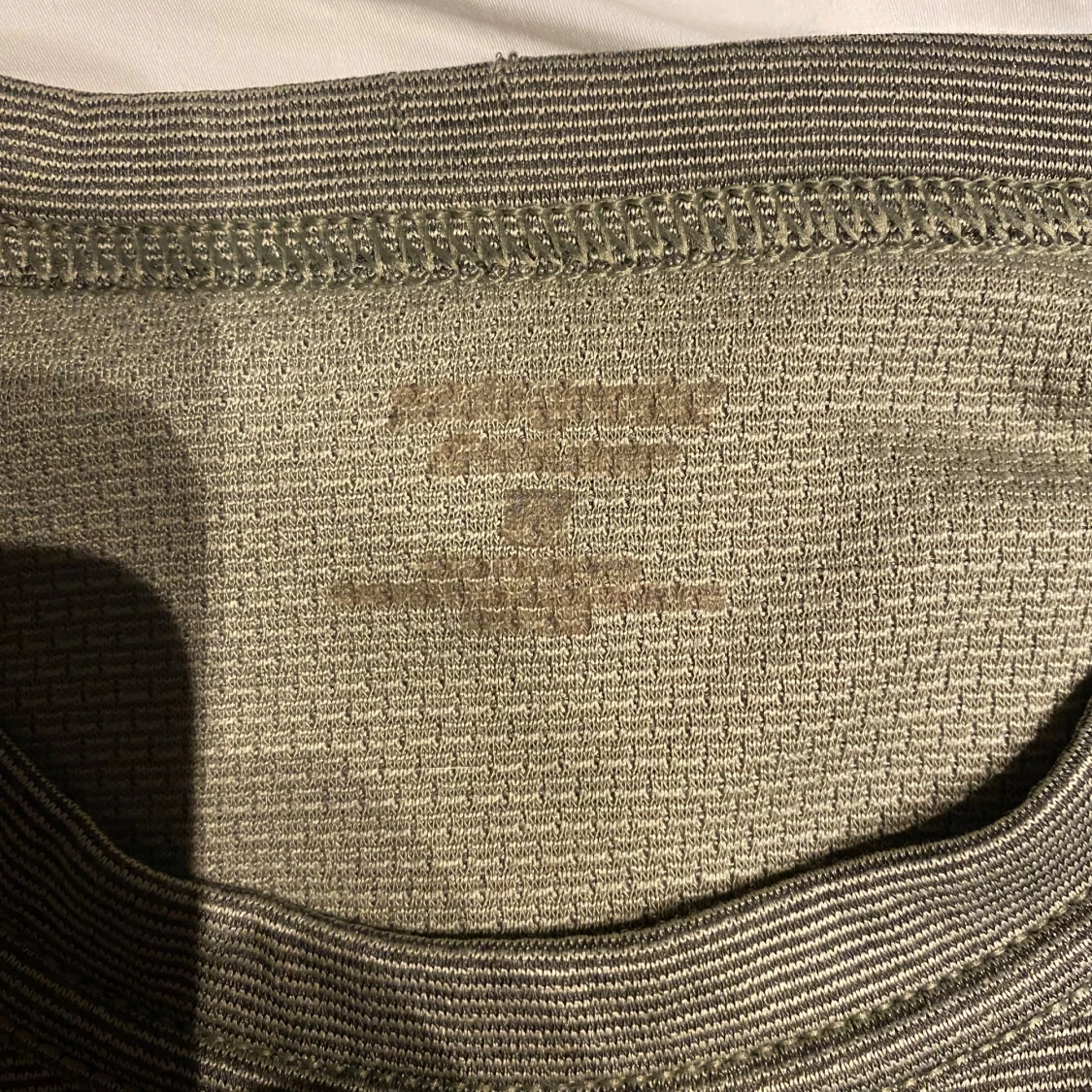 Patagonia thermal långsleeve khaki L 90s gorpcore hiking  - 92