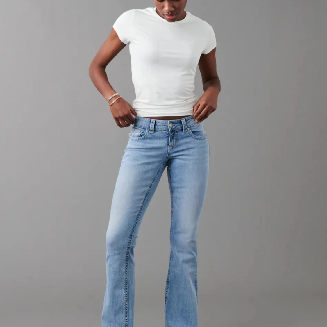 Y2k low bootcut jeans - 92