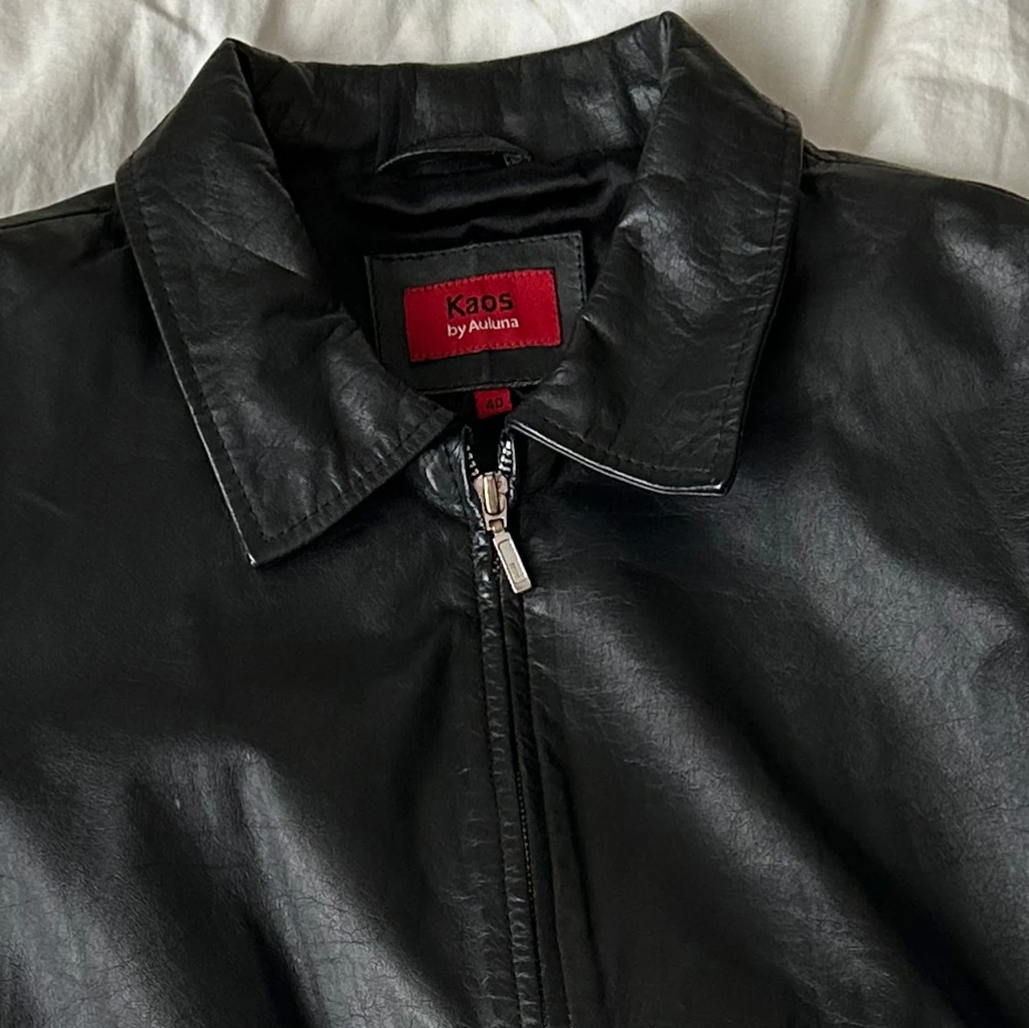 Jacka äkta läder - 90