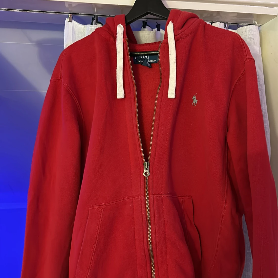 Hoodie Ralph Lauren med dragkedja