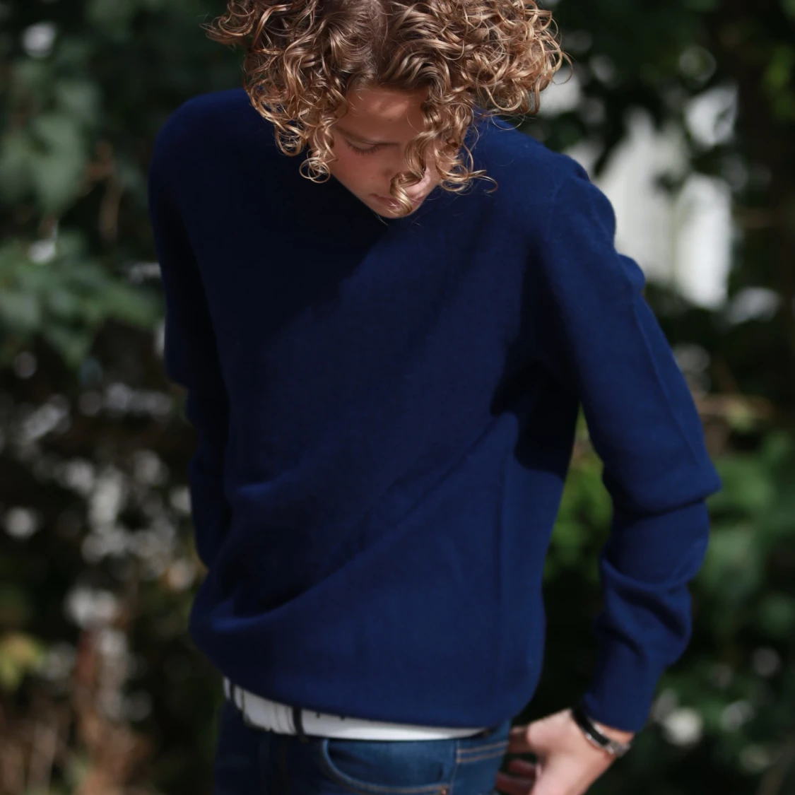 Helt ny 100% marin ull tröja - 92