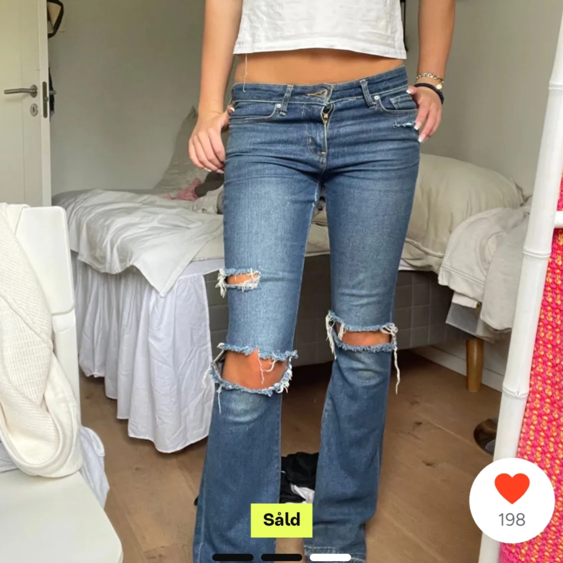 Lågmidjade jeans 