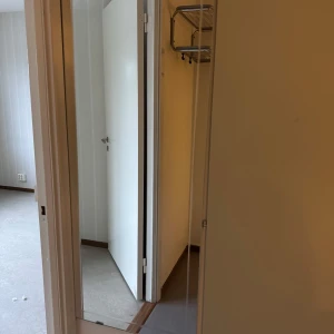 Spegel - Spegel säljes med fästen. Inte säker på storlek men runt 110 lång o 30 bred
