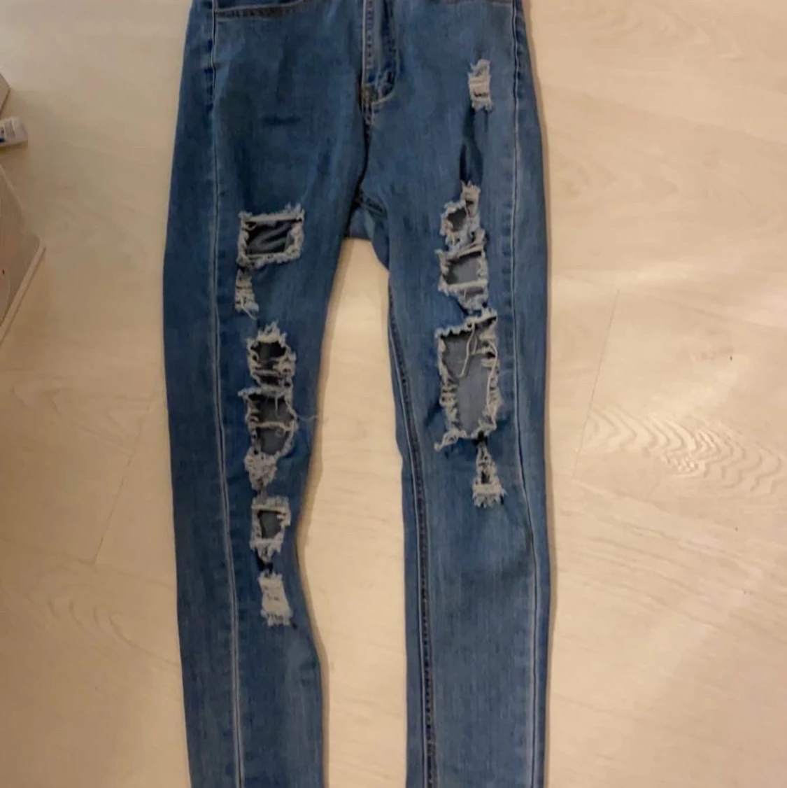 Blåa jeans 