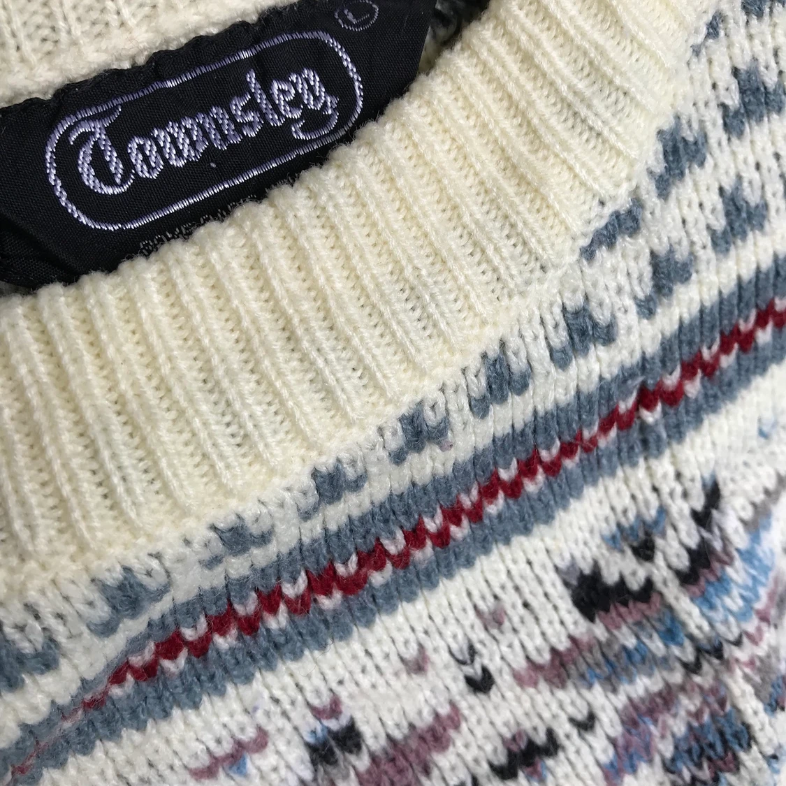 Vintage stickad tröja - 91