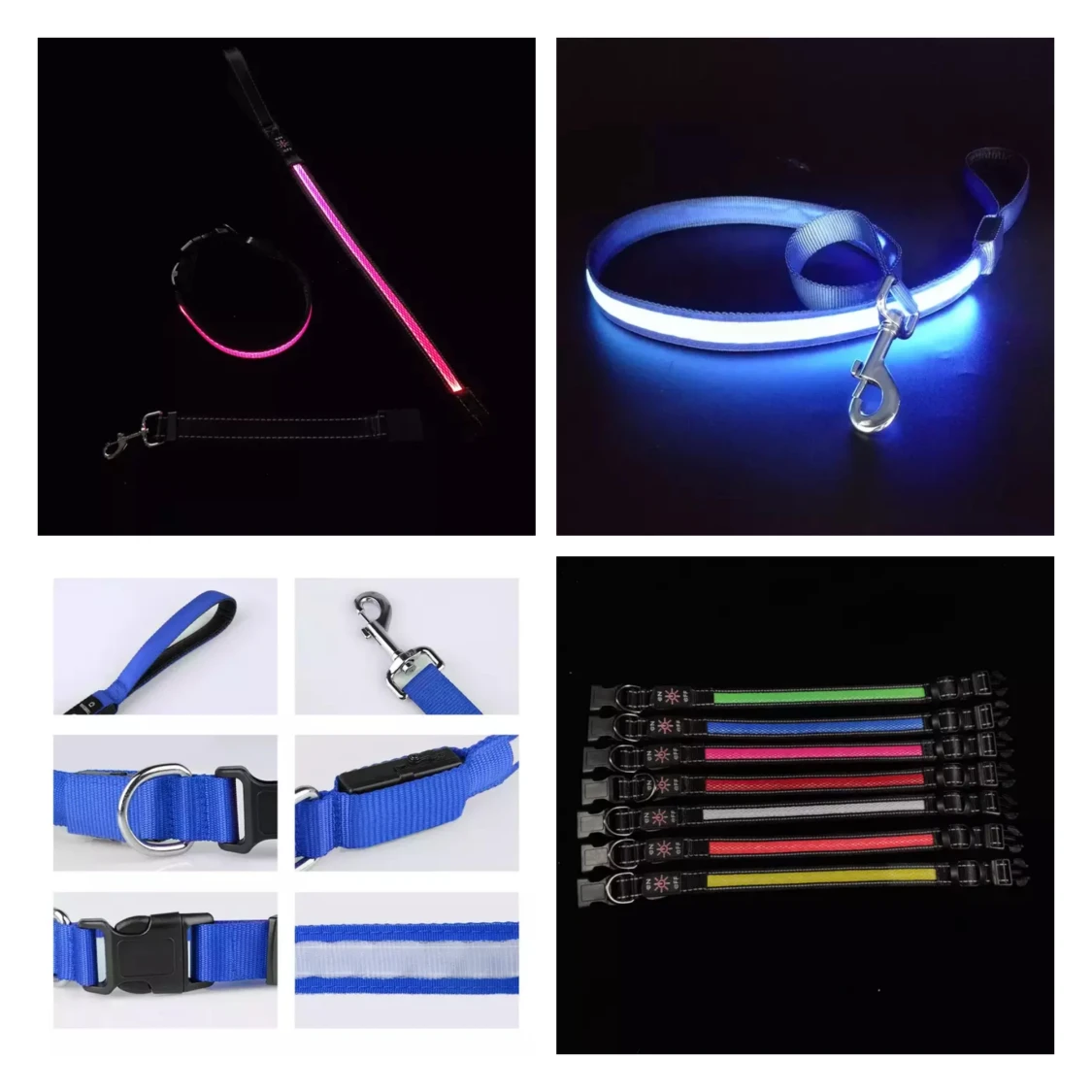 Usb Rechargeable Led Dog Leash  - 91