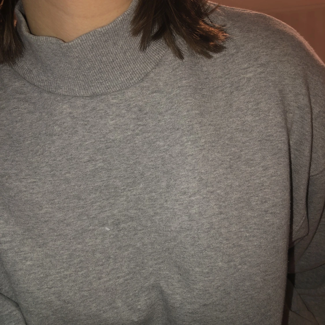 Oversized tröja med polokrage - 90