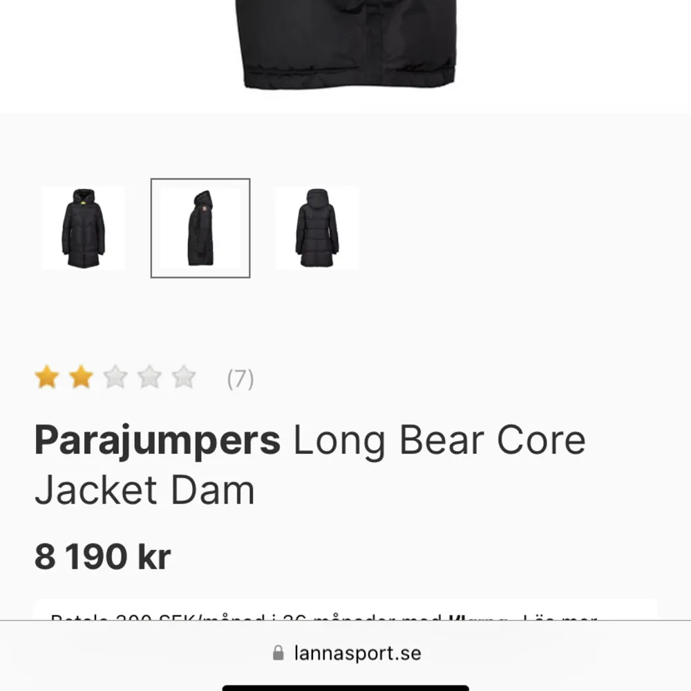 Säljer en Parajumpers jacka jag köpte 17 Nov 2022! Jag har använt den men den är fortfarande i god skick. Original pris: 8190kr säljer den för 5000kr  . Jackor.