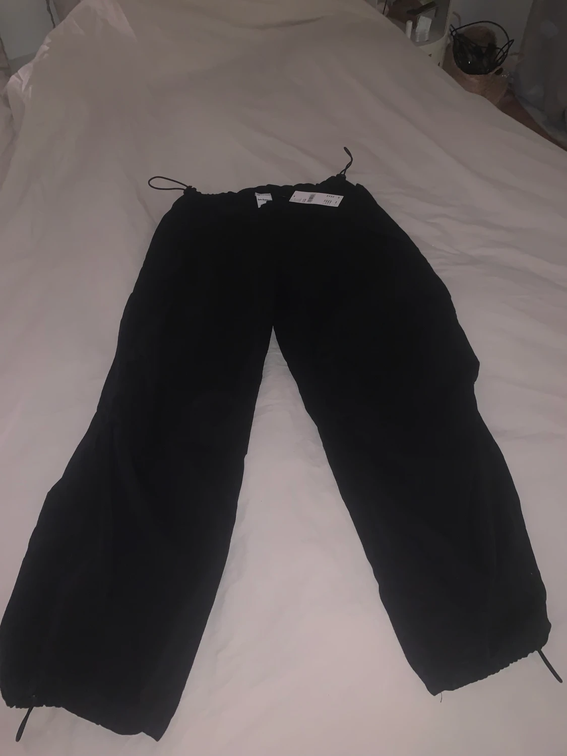 Black baggy tech pants - 91