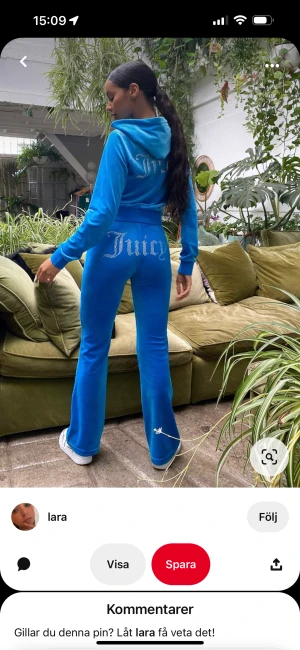 Juicy coture - Säljer mitt juicy sett aldrig använd , Säljer pågrund av att den är för liten för mig. Fraktar eller möts upp i Stockholm! Har en i svart också ! Kan göra ett paketpris om det önskas, det kan vi diskutera priset om 💙