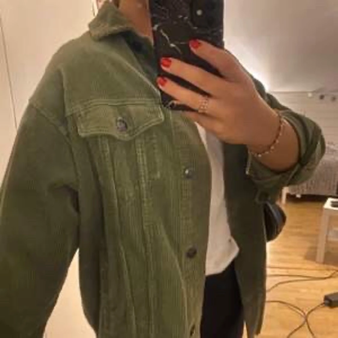 Grön manchester jacka